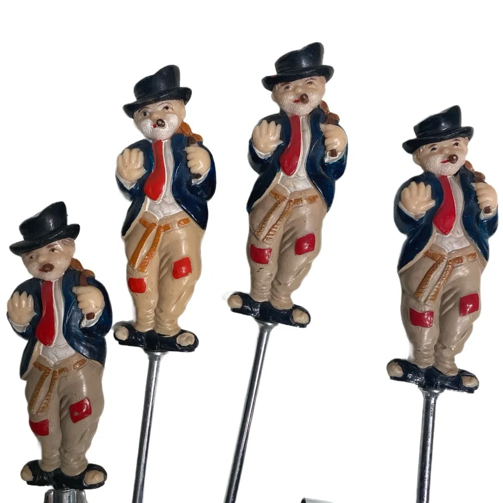 Vintage Shields Fifth Avenue Bum Hobo 4pc Bar Cocktail‎ Set Barware